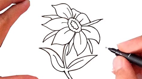 Como Desenhar Uma Flor Linda Linda Youtube