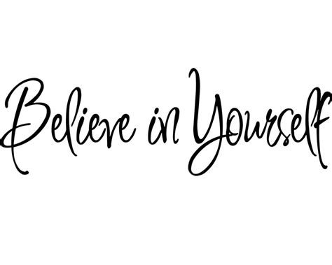 Believe in Yourself! - Real Thoughts Blog