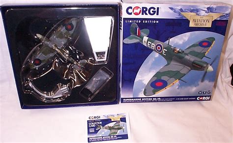 Buy Corgi Aviation Archive Supermarine Spitfire Mkvb Bl595 Flight