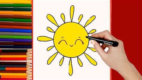 Como Dibujar Un Sol Kawaii Paso A Paso Dibujos Kawaii Facil Youtube