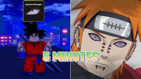 Fastest Way To Level Up Rinnegan In 5 Minutes Roblox Anime Fighting