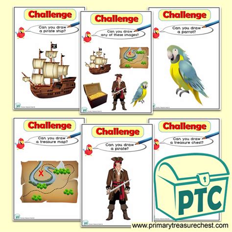 Pirate Ict Challenge Cards Ict In The Early Years Eyfs Continuous