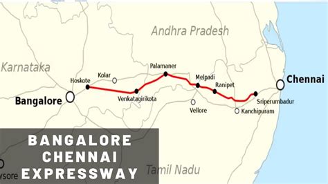 Bangalore Chennai Expressway Project Details Latest Update Design