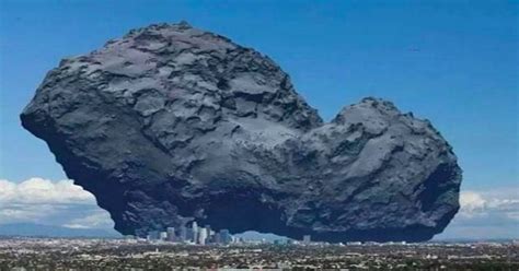 Comet 67p Compared To Los Angeles Pics