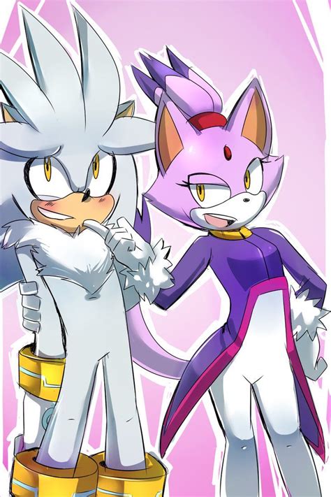 The Gallery For Blaze The Cat And Sonic The Hedgehog Kissing