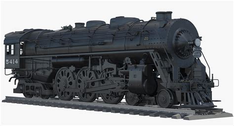 Hudson J3a Steam Engine 3d Model