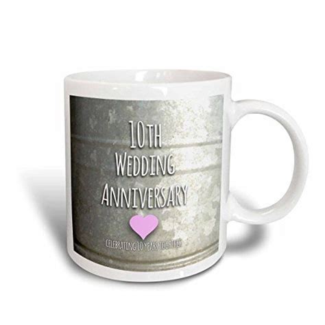 Drose Mug Th Wedding Anniversary Gift Tin Celebrating