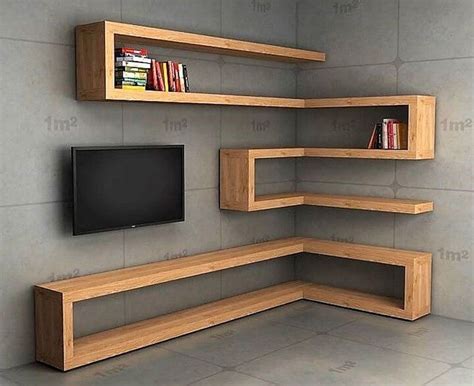 Corner Wall Shelves Design Ideas For Living Room 10