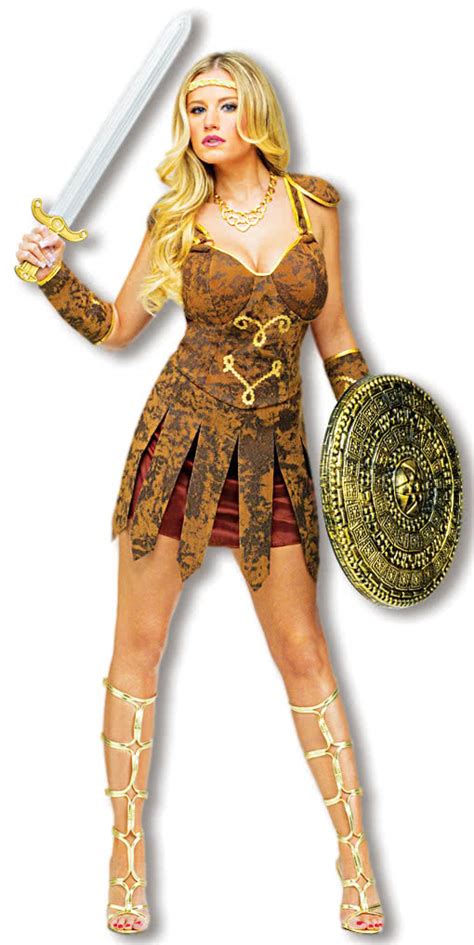 Sexy Gladiator Costume Brown Roman Fancy Dress Sexy Costumes Amazon
