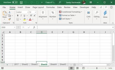 How To Work With Worksheet Tabs In Microsoft Excel