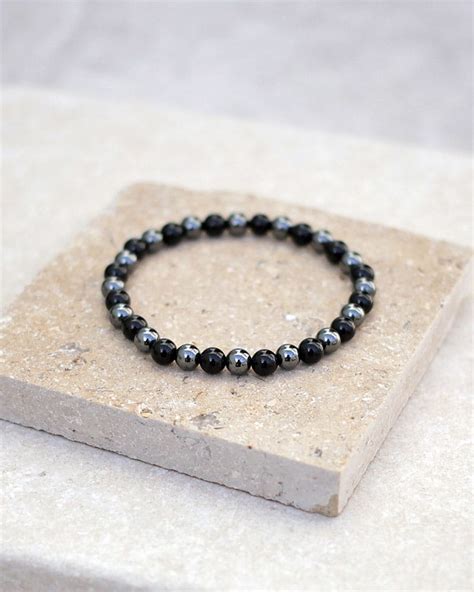 Black Onyx Hematite Bracelet By Spirit Connexions