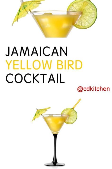 Jamaican Yellow Bird Cocktail Recipe Is Made With Lime Orange Juice