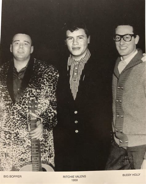 Buddy Holly Ritchie Valens And The Big Bopper Together In Kenosha Wisconsin On January 24