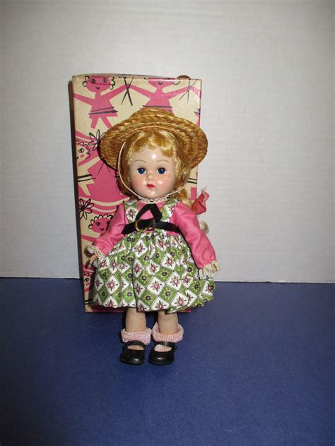 Vogue 1950s Ginny Tiny Miss Doll In Original Box From