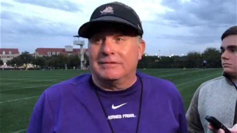 Coach Gary Patterson Pleased With Tcu S Energy So Far This Spring Youtube