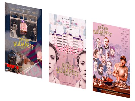 Posters are shipped in a protective tube. Movie Poster: The Grand Budapest Hotel on Behance