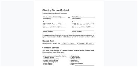 School Cleaning Contracts
