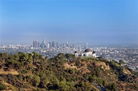 Griffith Park Observatory And Downtown Los Angeles Photograph By Mark