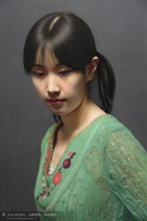 Leng Jun Chinese Painter Portraiture Painting Oil Painting Portrait
