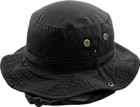 Bucket Hat Boonie Hunting Fishing Outdoor Cap Washed Cotton New