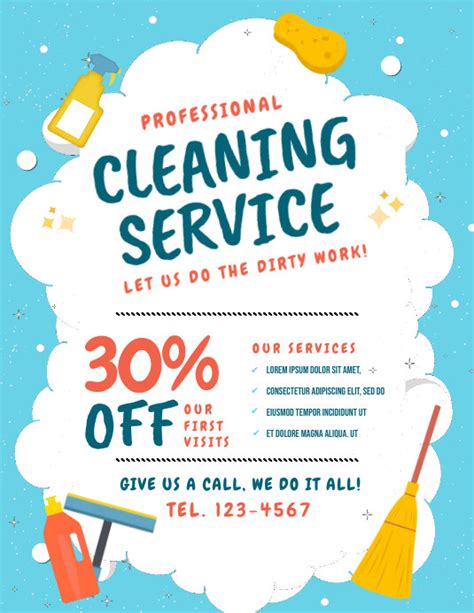 Free Cleaning Flyer Templates