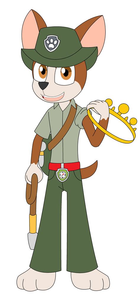 Paw Patrol Tracker The Jungle Pup Anthro Form By Pawpatrolucs2019