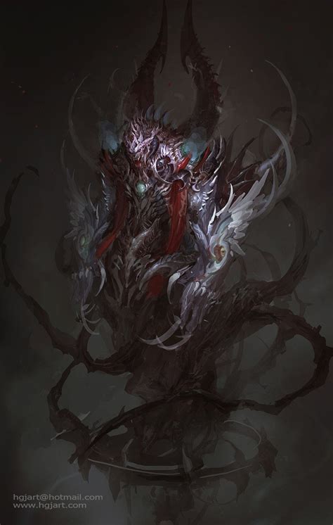 Nightmare Demon By Hgjart On Deviantart Concept Art World Fantasy