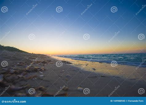 Sunset In Varadero Cuba Beast Beaches In The Caribbean Stock Image