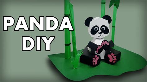 Paper Panda Craft How To Make Panda From Paper Youtube