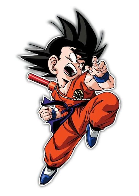 From dragon ball z, goku joins the manga dimensions line standing 11 inches tall and featuring a paint application as though he stepped right out of the show. Dragon Ball Z Son Goku Jr. Anime Car Window Decal Sticker ...