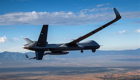Military drones, such as the predator drone or the global hawk, tend to have a weird shape with a the high aspect ratio wings are helping in extending the range and especially the flying time of. Predator B ER Conducts First Long-Range Endurance Flight ...