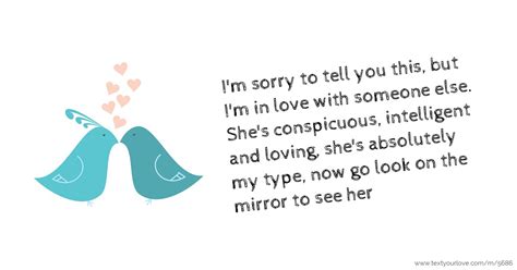 Love is the expansion of two natures in such fashion that each include the other, each is enriched by the other. I'm sorry to tell you this, but I'm in love with... | Text Message by Success Katli