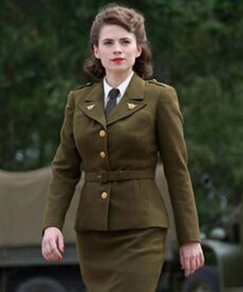 The First Avenger Peggy Carter Coat Captain America Peggy Carter Jacket