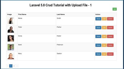Laravel Crud Tutorial With Upload File Youtube