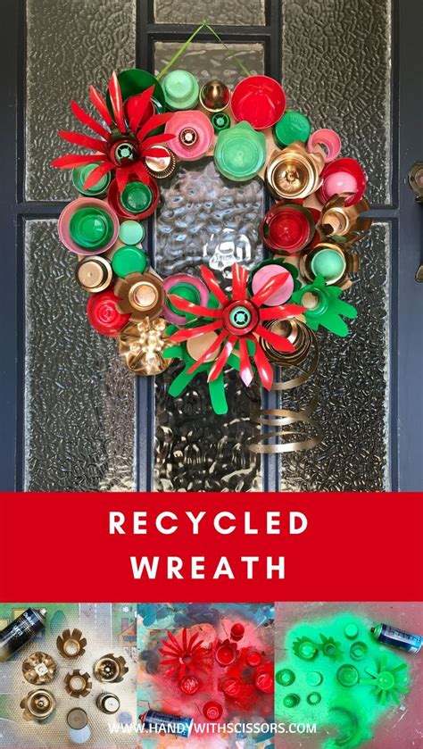 Amazing Recycled Christmas Wreath Using Plastic Bottles Recycled