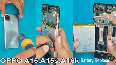 Oppo A15 Oppo A15soppo A16k Battery Replacement Process Oppo A15s