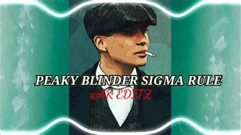 Peaky Blinders Sigma Edit Audio Edit Youtube