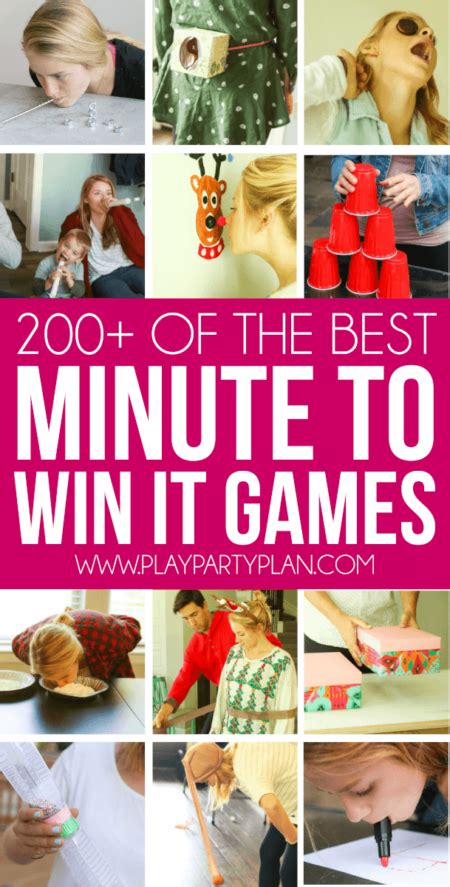 200 hilarious minute to win it games everyone will absolutely love