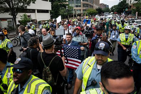 Police Credit Massive Response To White Supremacist Rally In Dc With