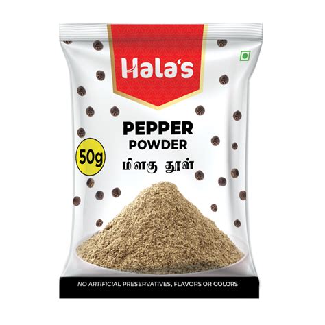 Pepper Powder 50g Halas Retail