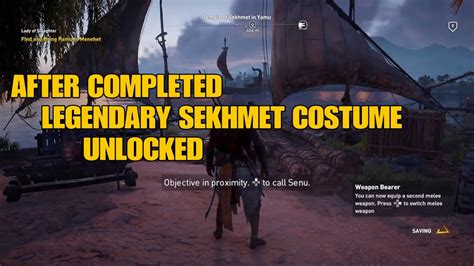 How To Unlock Legendary Sekhmet Costume In Assassin Creed Origins Youtube
