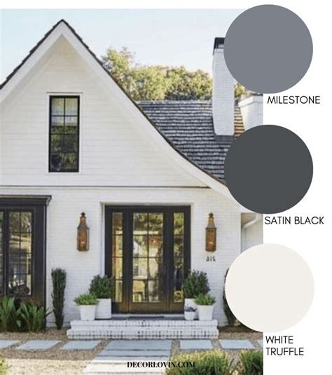 Modern Farmhouse Style Exterior Paint Colors White Exterior Houses