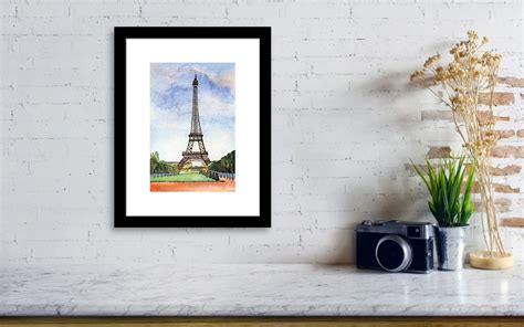 Eiffel Tower In Paris Framed Print By Susan Wilhoit