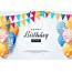 Birthday Backgrounds With Colorful 3D Balloons 1225137  Download Free