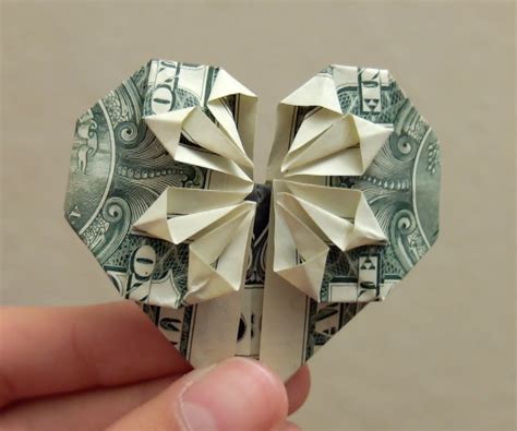 Diy Origami Money Heart Instructables