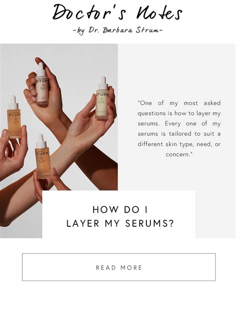 How To Layer Serums 🧪 Dr Barbara Sturm