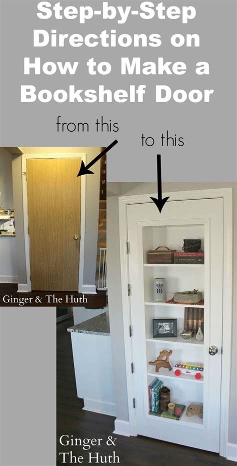 Diy Hidden Bookcase Door Hinges Diy Closet Island