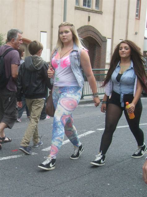 Chubby Teen And Chunky Friends Leggings And Hot Pants