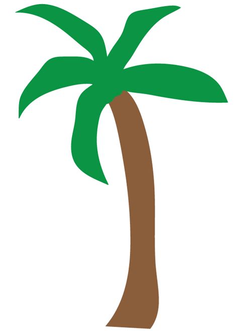 Palm Tree Clip Art Vector Wikiclipart