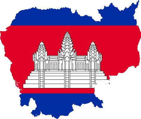 File:Flag map of Cambodia.svg | Cambodia flag, Cambodia ...